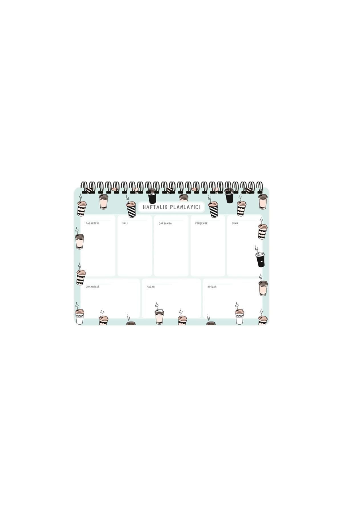 Keskin Color Spiralli Planner Kahve 17X24 / Keskin Color