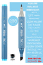 ÇİFT TARAFLI PROFESYONEL ÇİZİM KALEMİ KALICI MÜREKKEP ÜÇGEN GÖVDE İNCE UÇ 1 MM KESİK UÇ 2-6MM SKETCH