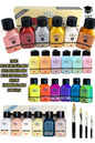 6x75 ml METALİK renkler 6X75 ml CANLI Renkler 6x75 ml PASTEL renkler 6X75 ml İSKANDİNAV renkler