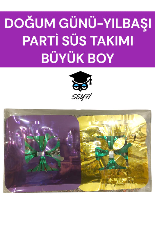 DOĞUM GÜNÜ-YILBAŞI PARTİ SÜS TAKIMI BÜYÜK BOY VT1006