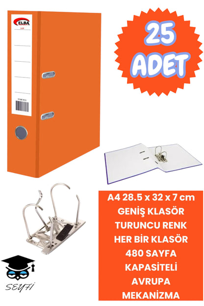 A4 OFİS KLASÖRÜ BÜRO EVRAK DÜZENLEYİCİ KLASÖR ÇİFT METAL HALKA AVRUPA MEKANİZMA