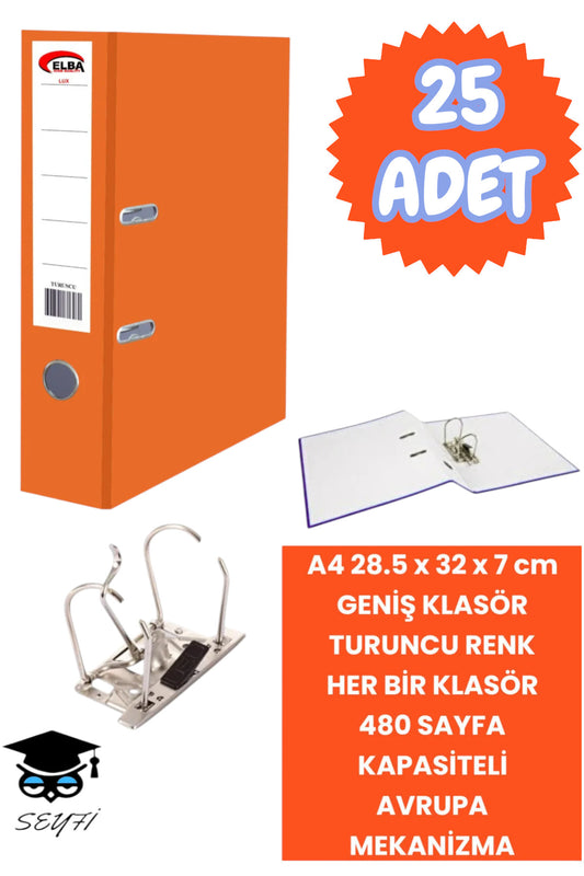 A4 OFİS KLASÖRÜ BÜRO EVRAK DÜZENLEYİCİ KLASÖR ÇİFT METAL HALKA AVRUPA MEKANİZMA