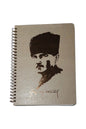 16,5x22,5 Cm 100 Yaprak Kareli Telli Atatürk Sert Karton Kapak Defter 70 Gr Krem Renk Kağıt