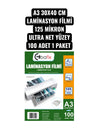 A3 30X40 CM LAMİNASYON FİLMİ 125 MİKRON ULTRA NET 100 ADET 1 PAKET