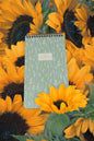 10x19 Cm 80 Yaprak Defter Çizgisiz Üstten Açılır Karton Kapak Not Defteri 60 Gr Beyaz Kağıt