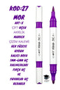 ART-X ÇİFT UÇLU AKRİLİK MARKER ÇİZİM KALEMİ HER YÜZEYE UYGUN KALICI MÜREKKEP 1-6 MM UÇ KALINLIKLARI