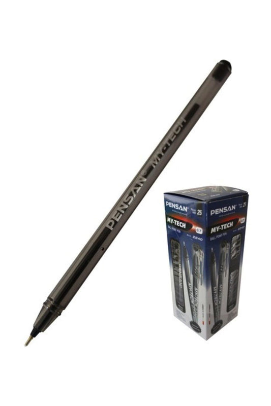My-tech Tükenmez Kalem 1,0 Mm Siyah 25 Li (1 PAKET 25 ADET)