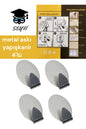metal askı yapışkanlı 4'lü