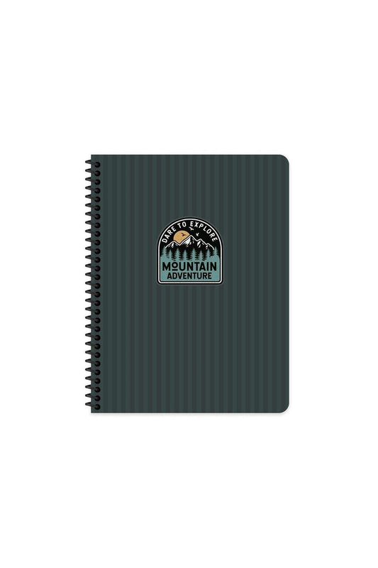 A4 Çizgisiz 80 Yaprak Outdoor Karton Kapak Telli Defter
