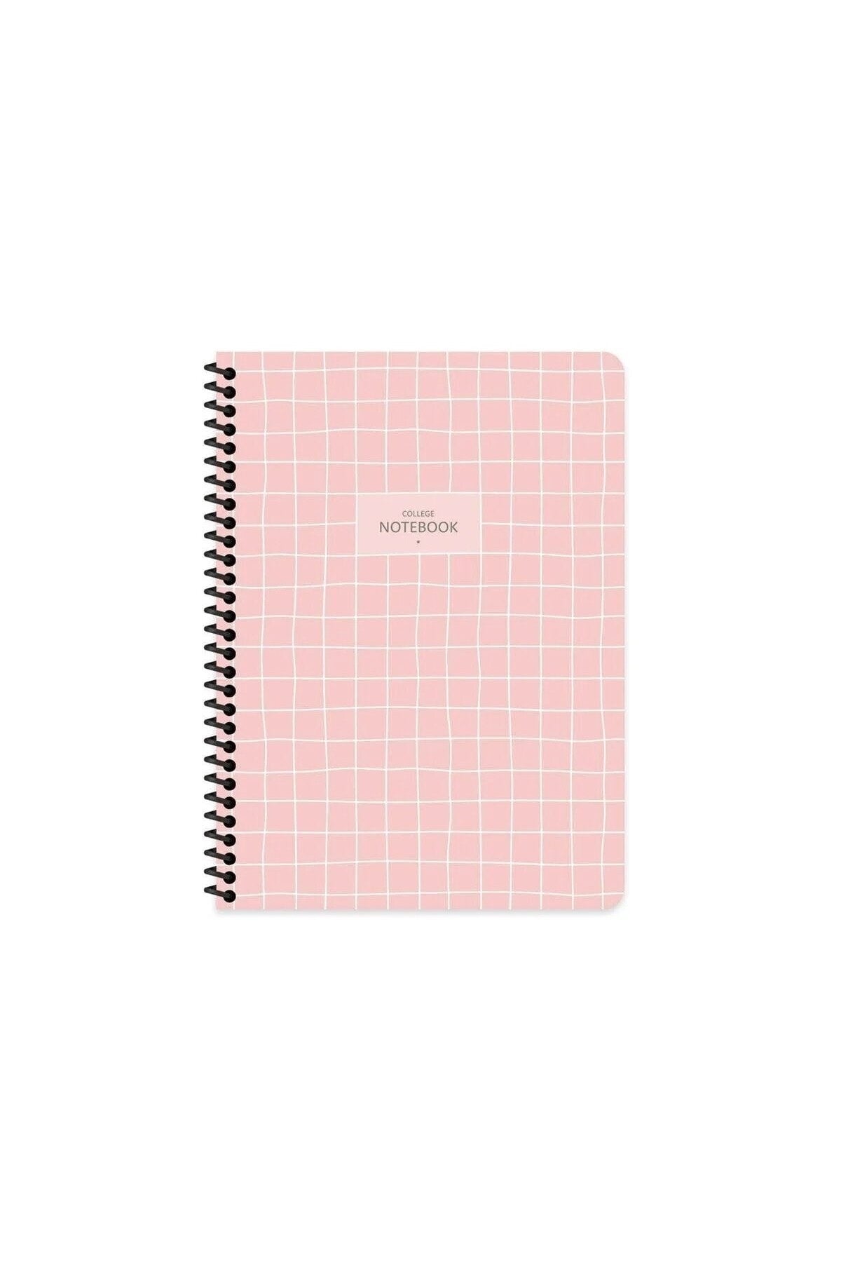 KARELİ 16x22 CM 80 YAPRAK PLASTİK KAPAK TELLİ DEFTER 60 GRAM BEYAZ SAYFA COFFEE
