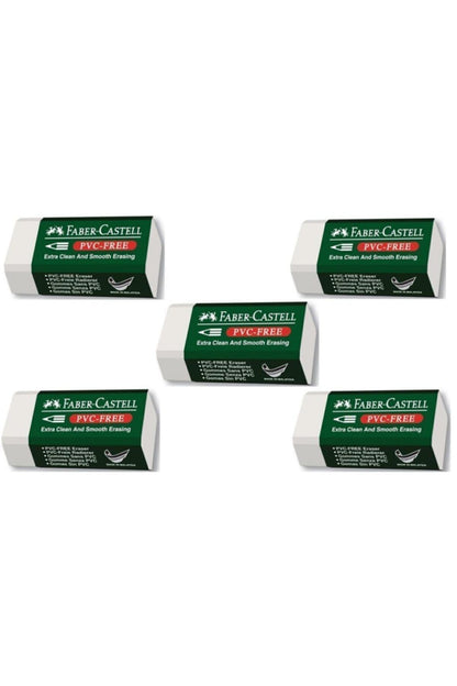Pvc Free No:30 Küçük Boy Beyaz Silgi 5 Li