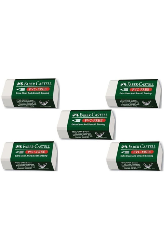 Pvc Free No:30 Küçük Boy Beyaz Silgi 5 Li