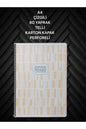 ÇİZGİLİ A4 80 YAPRAK TELLİ DEFTER KARTON KAPAK PERFORELİ