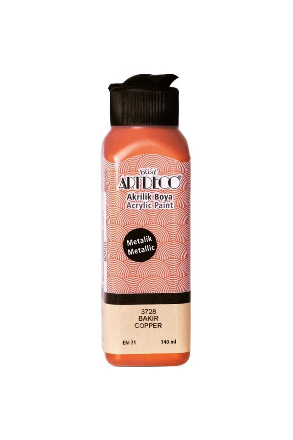 Akrilik Boya 140ml Metalik Bakır 3728