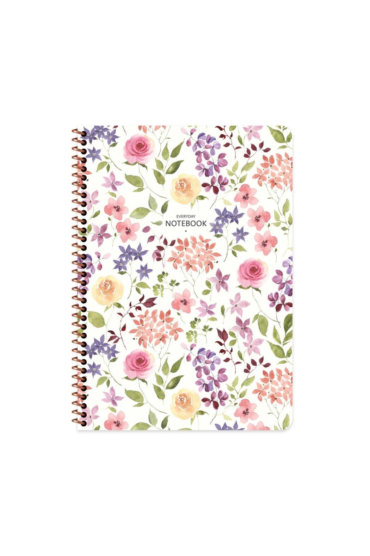 Keskin A4 80 Yp.kar. Karton Kp.spr.çiçek Defter