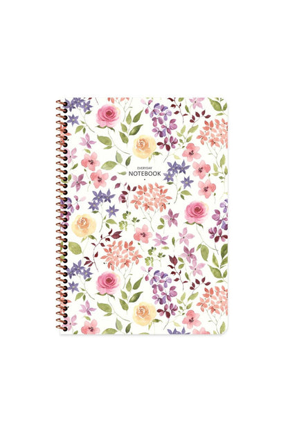 Keskin A4 80 Yp.kar. Karton Kp.spr.çiçek Defter