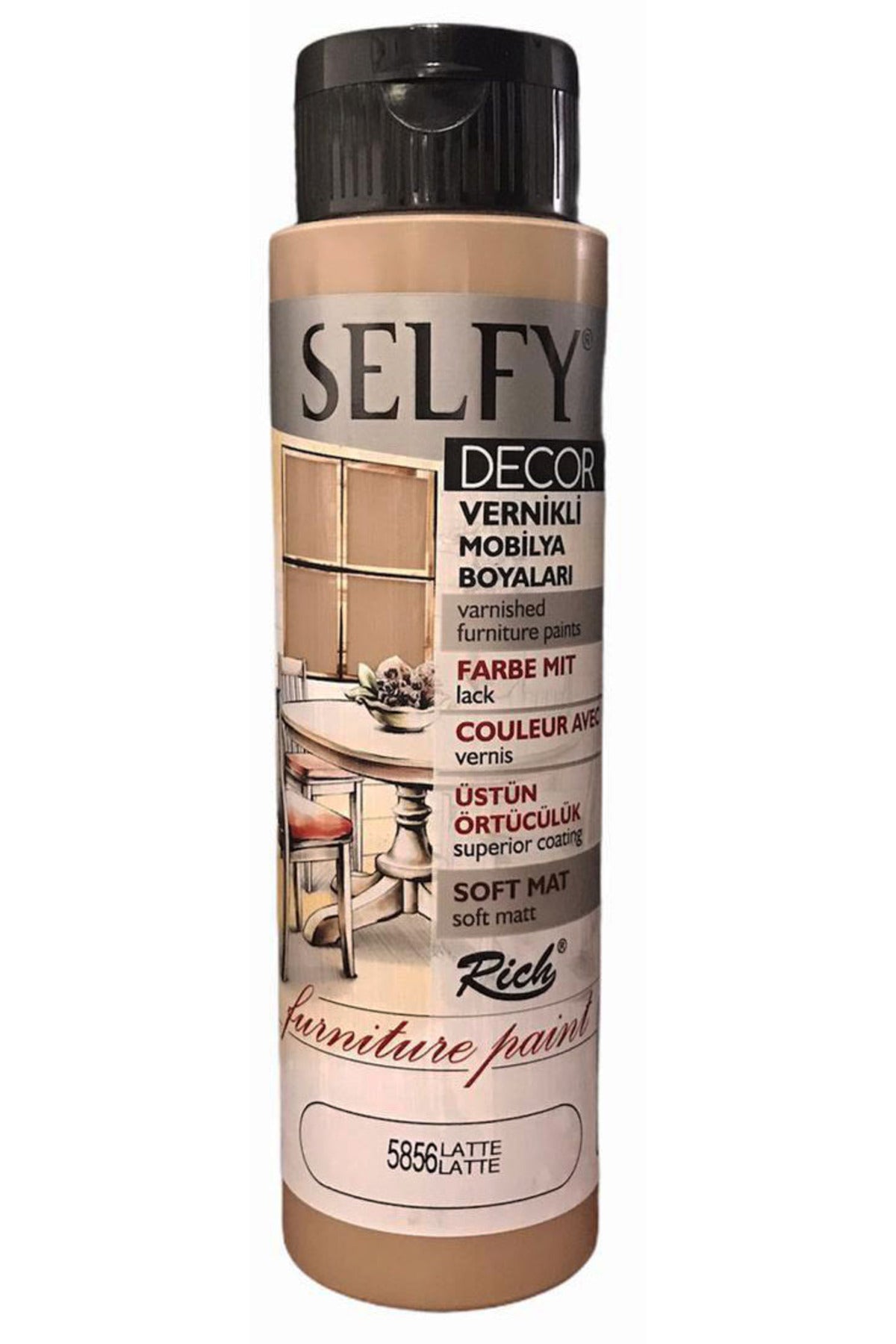 Rich Selfy Decor Akrilik Boya 500 Cc Latte