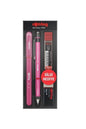 0.7 MM VİSUCLİCK+JEL OKUL SETİ PEMBE