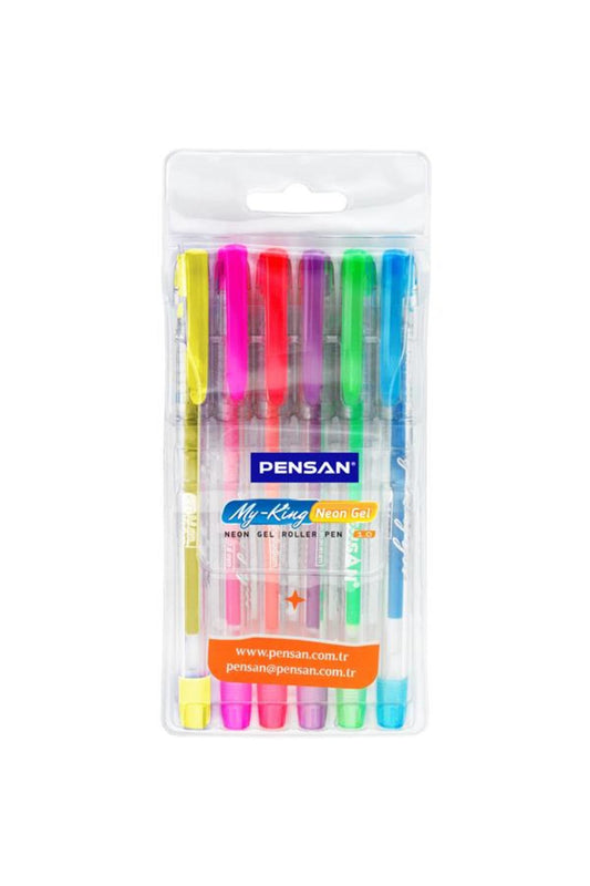 Tükenmez Kalem My-King Jel 6 Neon Renk