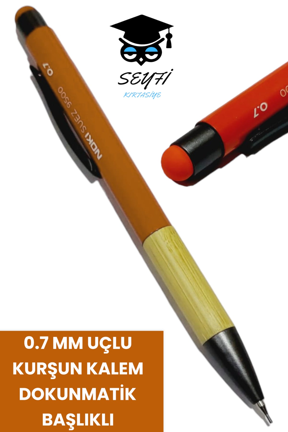 0.7 MM VERSATİL UÇLU KURŞUN KALEM DOKUNMATİK BAŞLIKLI TABLET VE TELEFONLAR İÇİN UYGUN NOKİ SUEZ