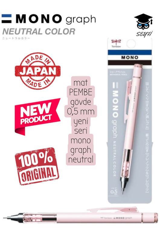mat gövde 0,5 mm yeni seri tombow mono graph neutral