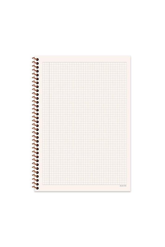 KARELİ 16x22 CM 80 YAPRAK PLASTİK KAPAK TELLİ DEFTER KREM RENK 60 GR HAFİF KAĞIT