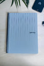 A4 BEYAZ KAPAK ÇİZGİLİ DEFTER 80 YAPRAK TELLİ PLASTİK KAPAK