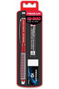 Iq-Duo Set 0,5 Mm Kırmızı Renkli Silgi+Min - PE4008VKSET05 KIRMIZI