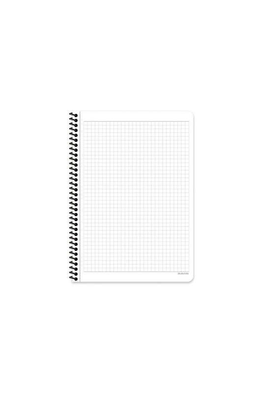 KARELİ 16x22 CM 80 YAPRAK PLASTİK KAPAK TELLİ DEFTER 60 GRAM BEYAZ SAYFA TERAZZO