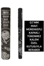 0.7 MM MAVİ MÜREKKEPLİ KAPAKLI TÜKENMEZ KALEM ÖZEL KUTUSUYLA BERABER