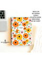 ÇİZGİLİ 16x22 CM 80 YAPRAK PLASTİK KAPAK TELLİ DEFTER KREM RENK 60 GR HAFİF KAĞIT