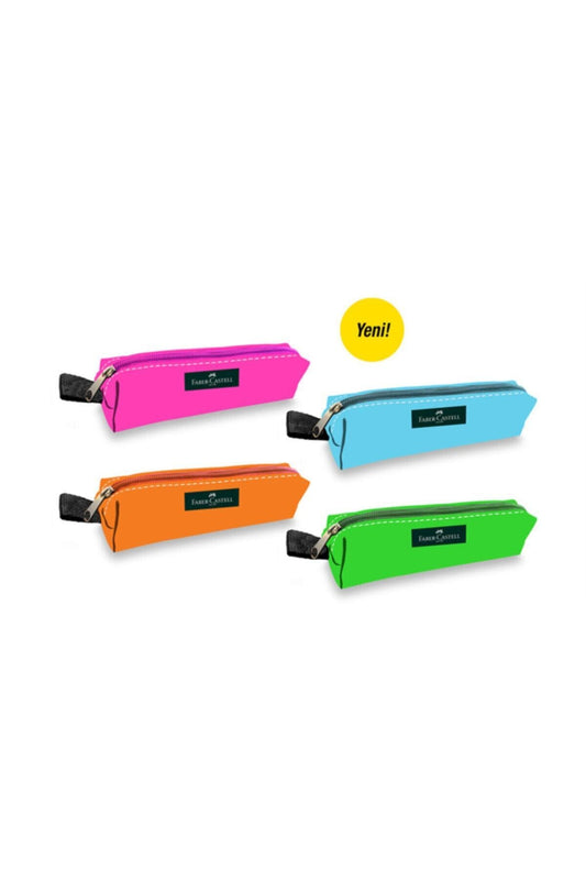 Faber-castell Kalem Kutusu (kalem Çantası) Slim Neon (asorti 1 Adet) 5177000043