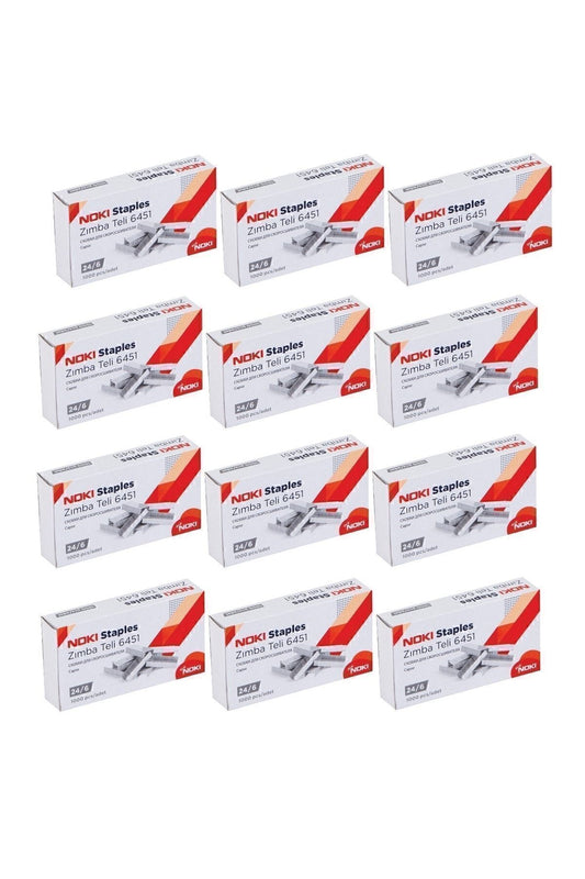 Büyük Zımba Teli No:24/6 1000'li X 12 Paket