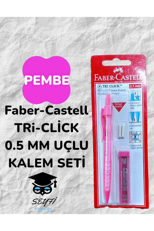 Faber-Castell TRi-CLİCK 0.5 MM UÇLU KALEM SETİ
