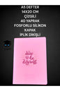 A5 DEFTER 14X20 CM ÇİZGİLİ 40 YAPRAK FOSFORLU SİLİKON KAPAK İPLİK DİKİŞLİ
