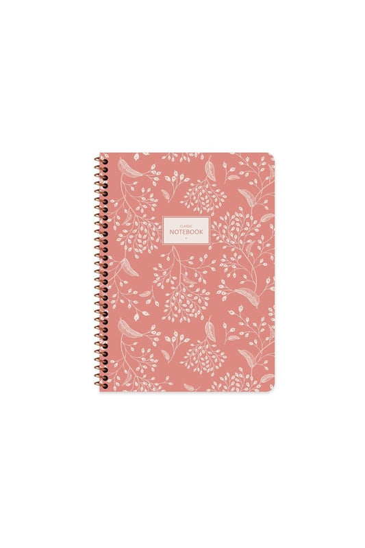 ÇİZGİLİ 16x22 CM 80 YAPRAK KARTON KAPAK TELLİ DEFTER 60 GRAM BEYAZ SAYFA PASTEL