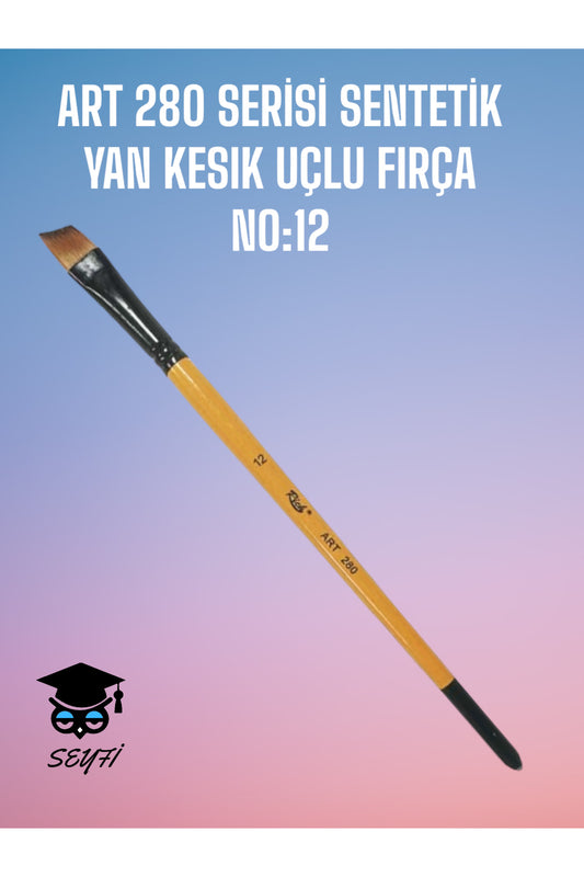 N0:12 ART 280 SERISI SENTETIK YAN KESIK UCLU FIRCA