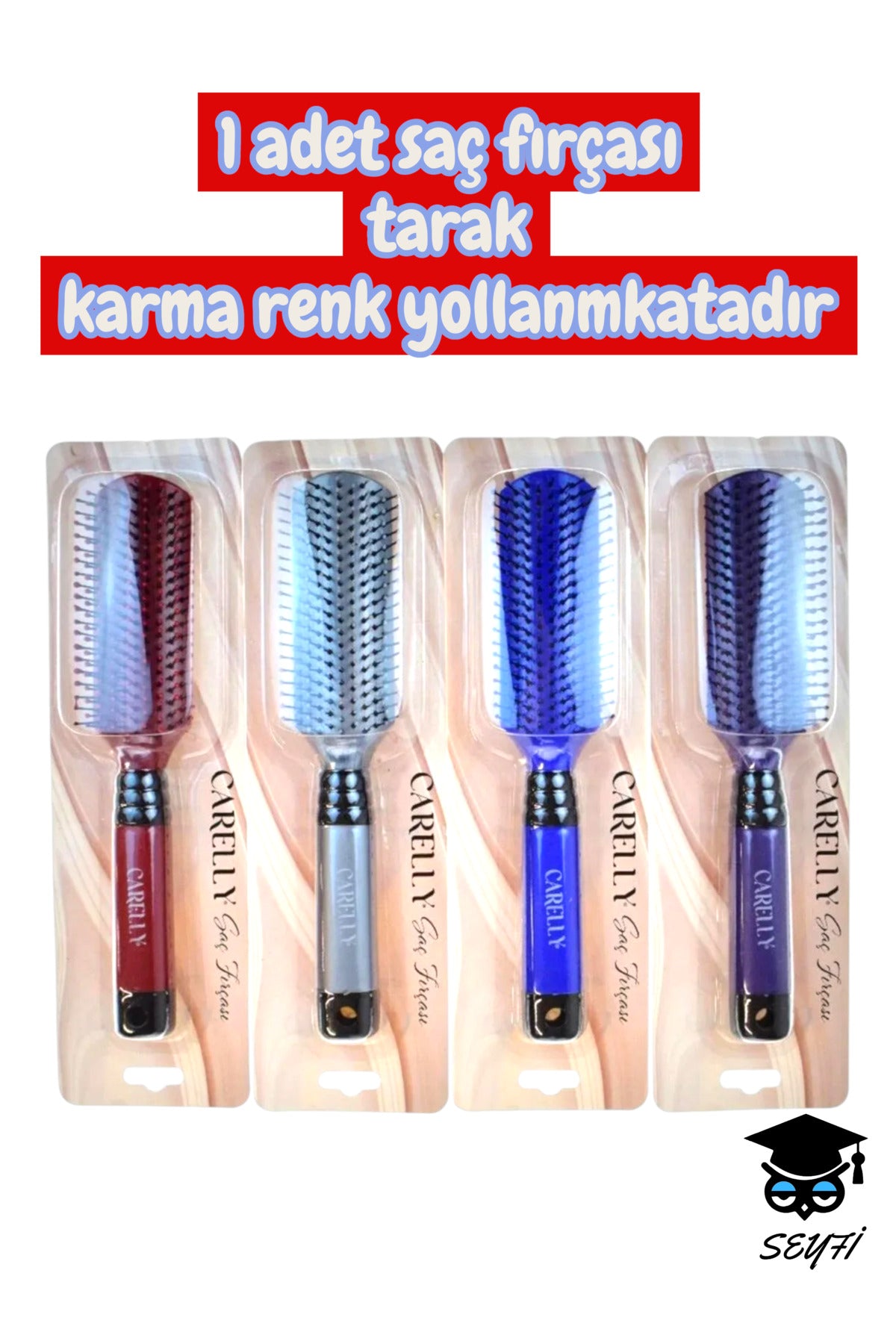 Saç Fırçası Tarak 1 adet karma renk yollanmaktadır outlet ürün stoklarla sınırlıdır