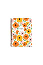 16x22 Cm 80 Yaprak Çizgisiz Plastik Kapak Telli Hafif Defter 60 Gram Krem Renk Sayfa Ivory Kağıt