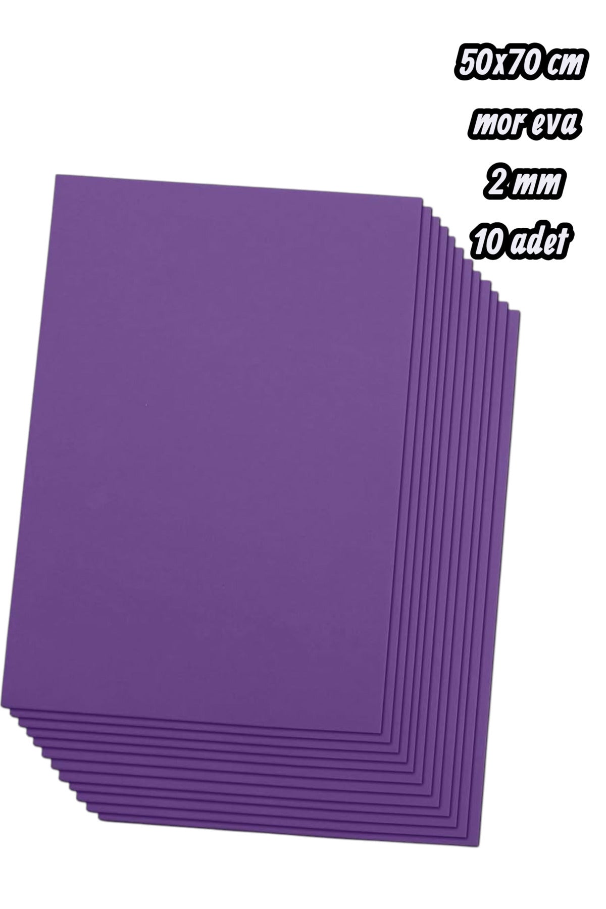 50x70 cm mor eva 2 mm 10 adet