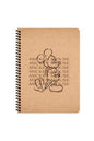 Mickey Mouse 16x22 Cm Çizgisiz Defter Beyaz Sayfa Kraft Kapak 80 Sayfa