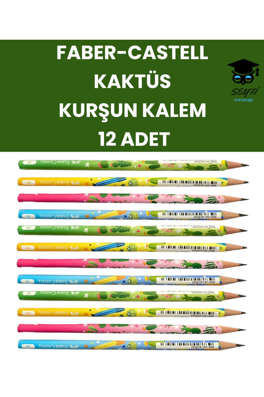 Kaktüs Kurşun Kalem Seti 12 Adet Faber-Castell