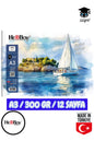 30X40 CM A3 sulu boya eskiz kara kalem çizim defteri 300 gr TELLİ 12 sayfa HERBOY