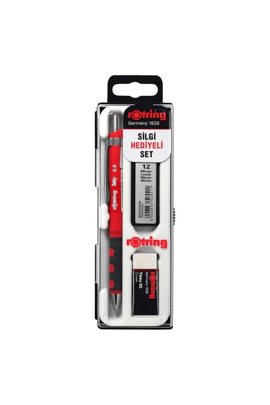 Tikky0.5 Versatil Kalem Kırmızı Set