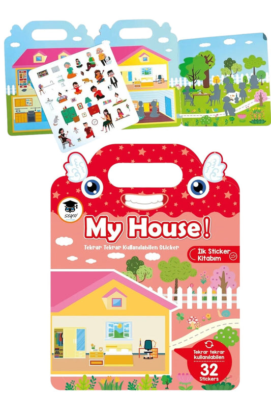 TEKRAR TEKRAR KULLANILABİLEN STICKER DEFTER BİÇİMİNDE