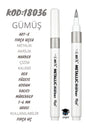 FIRÇA UÇLU METALİK AKRİLİK MARKER ÇİZİM KALEMİ HER YÜZEYE UYGUN KALICI MÜREKKEP 1-6 MM UÇ ART-X