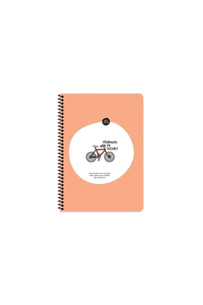 Keskin A4 Kareli Spiralli Stickerli Defter Oturmaya Mı Geldik? 80yp