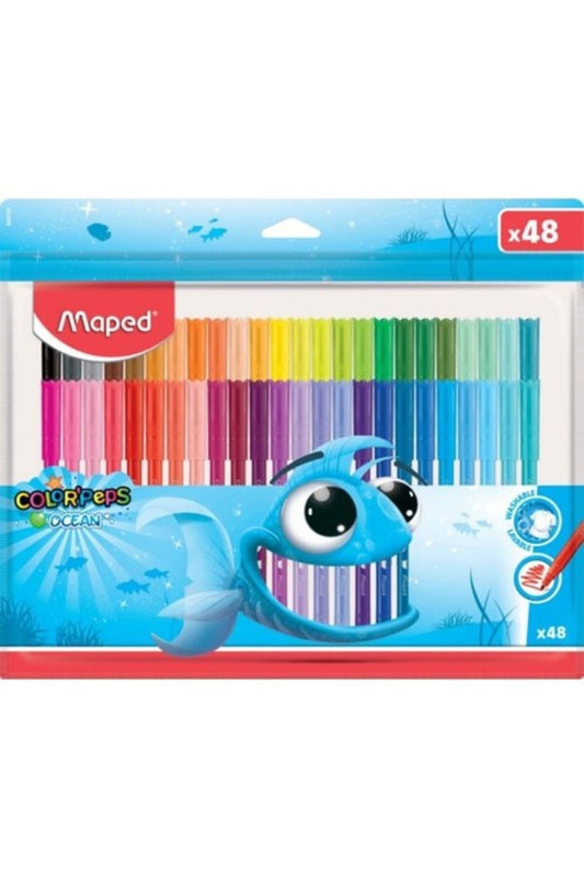 Keçeli Kalem Plastik Poşetli 48 Renk 845726