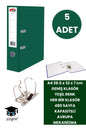 OFİS BÜRO KLASÖRÜ ÇİFT HALKA AVRUPA METAL MEKANİZMA ÇEŞİTLİ RENK VE ADETLERDE DAR VE GENİŞ KLASÖR