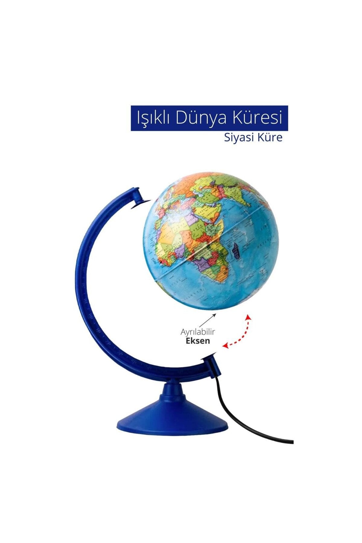 26 Cm. Işıklı Siyasi Küre 47303